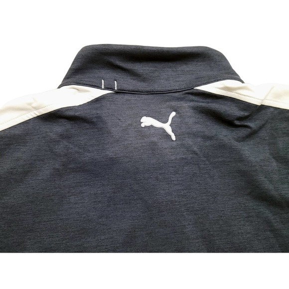 PUMA Large Cloudspun T7 Vest UPF 50+ Navy Blazer Bright White LaBatt Blue NWT - Picture 10 of 12